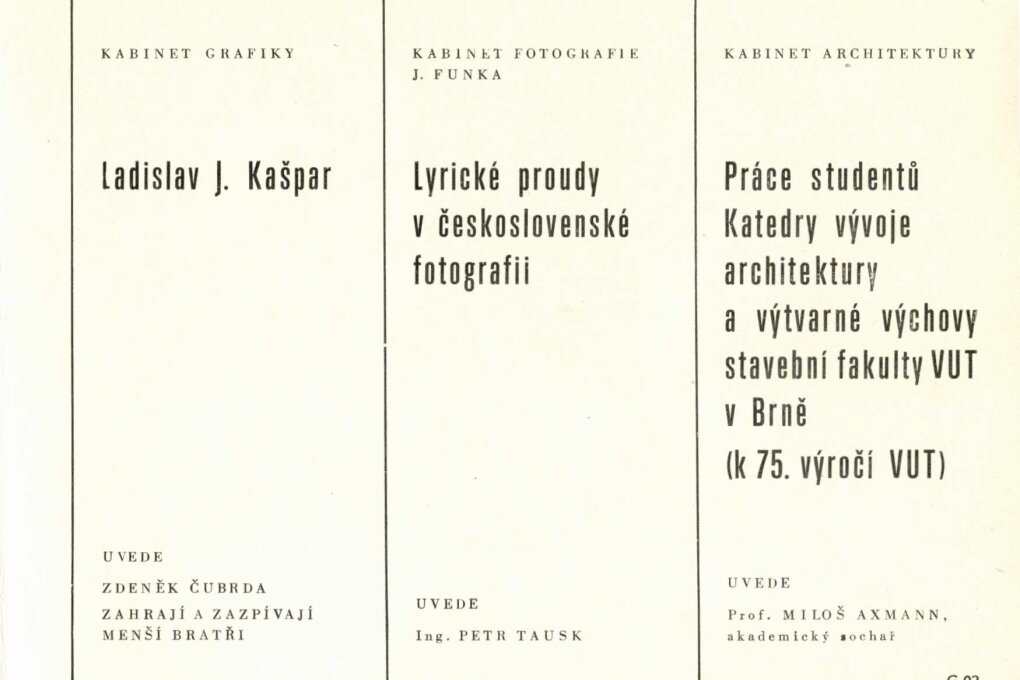 Práce studentů katedry vývoje architektury a&nbsp;výtvarné výchovy stavební fakulty VUT v Brně